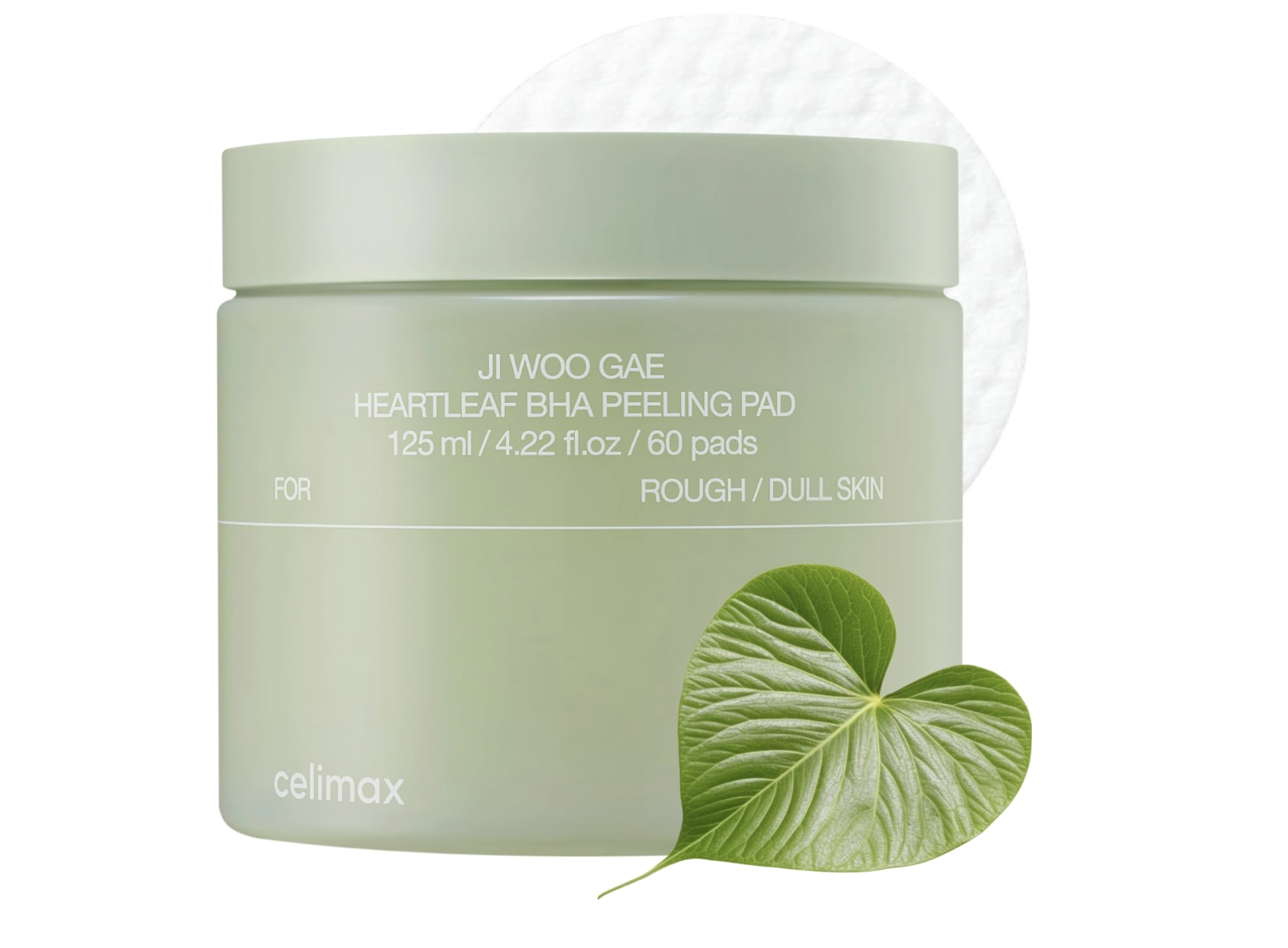 Celimax JIWOOGAE Heartleaf BHA Peeling Pad [60 pcs] 